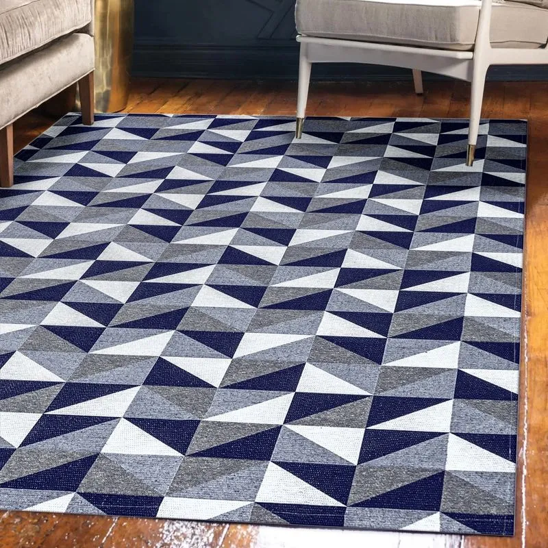 Tapete em Tecido Jacquard com Antiderrapante Látex 1,35 m x 2,00 m - Dallas Marinho
