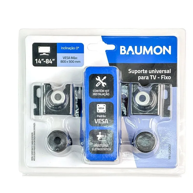 Suporte de TV 14" à 84" Baumon Preta YN-LED002