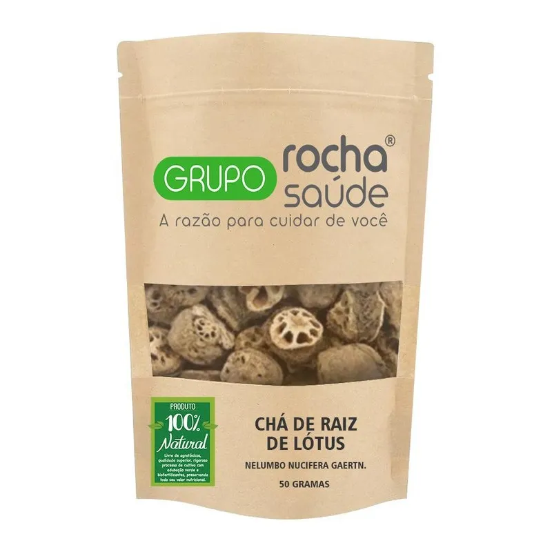 Chá De Raíz De Lótus - Nelumbo Nicifera Gaertn. - 50g