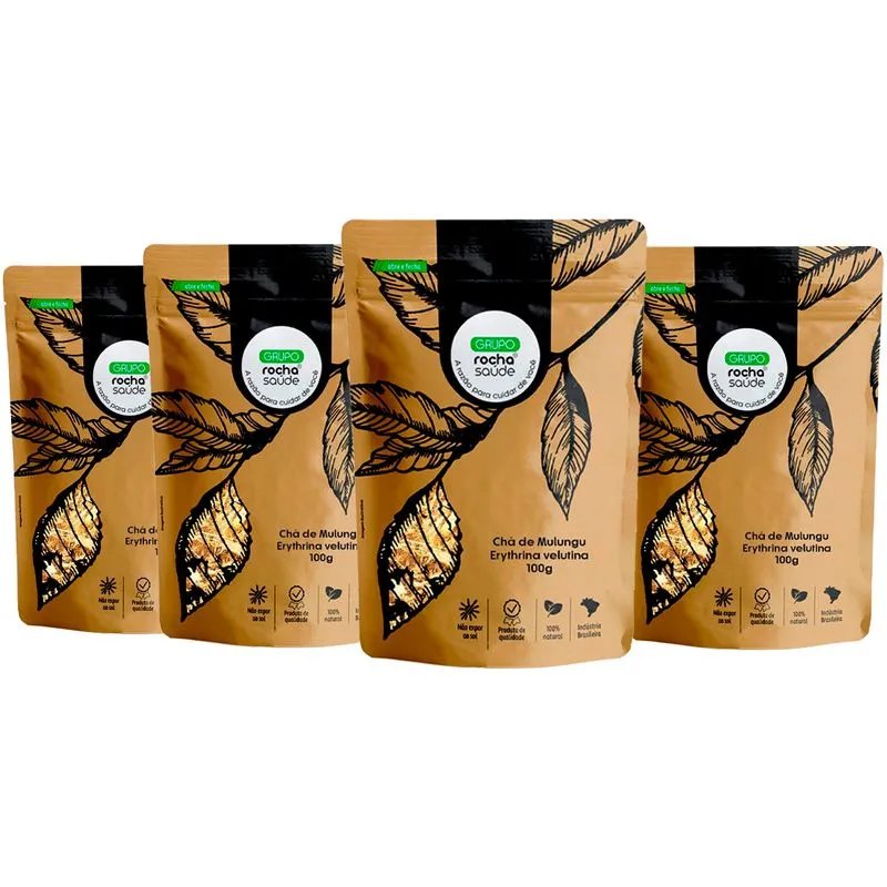 Kit 4 Pct Chá De Mulungu - Erythrina Velutina - 100g