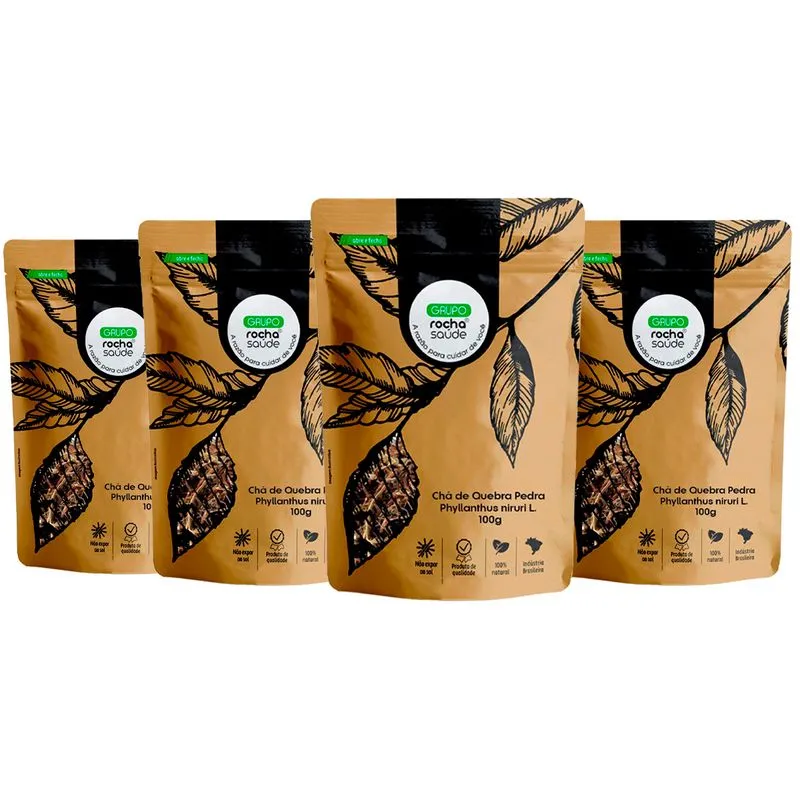 Kit 4 Pct Chá De Quebra Pedra - Phyllanthus Niruri L. - 100g