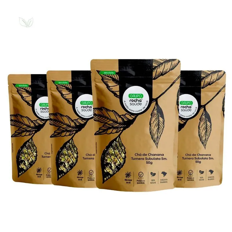 Kit 4 Pct Chá De Chanana - Turnera Subulata Sm. - 50g