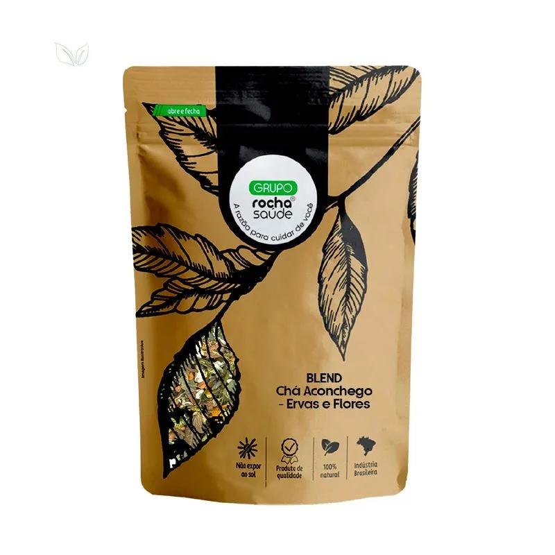 Blend – Chá Aconchego – Ervas E Flores - 100% Natural - Alta Qualidade - 50g