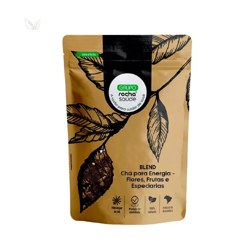 Blend - Chá Para Energia - 100% Natural - Alta Qualidade - 50g