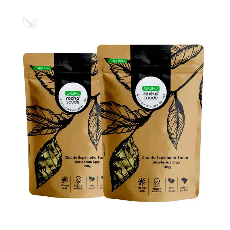 Kit 2 Pct Chá De Espinheira Santa - Maytenus Spp - 100g