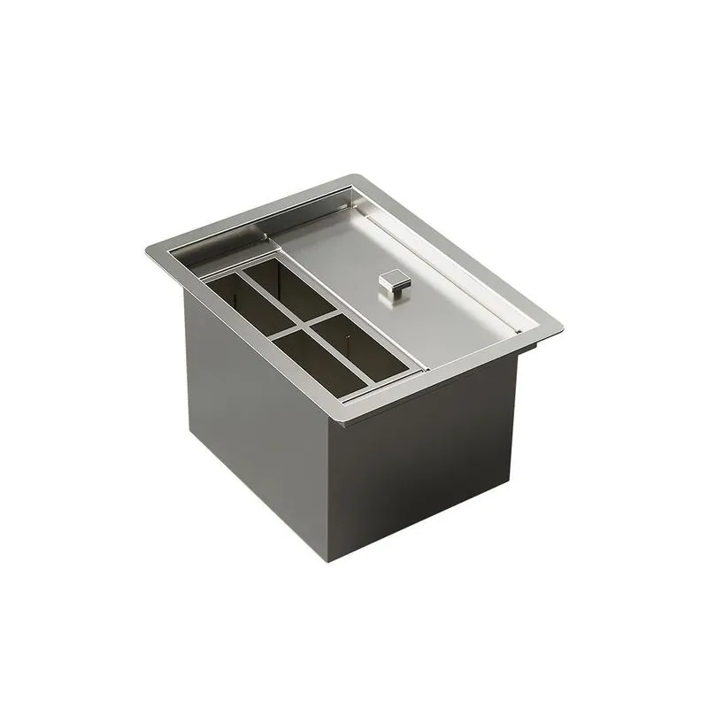 Calha Úmida Inox 18cm Para Talheres Esponja - Ludrio