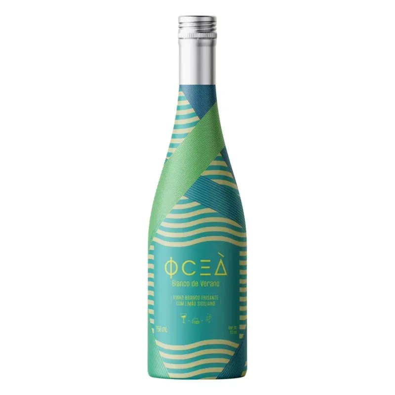 Drink Vinho Nacional Oceà Frisante Blanco de Verano com Limão Siciliano 750ml