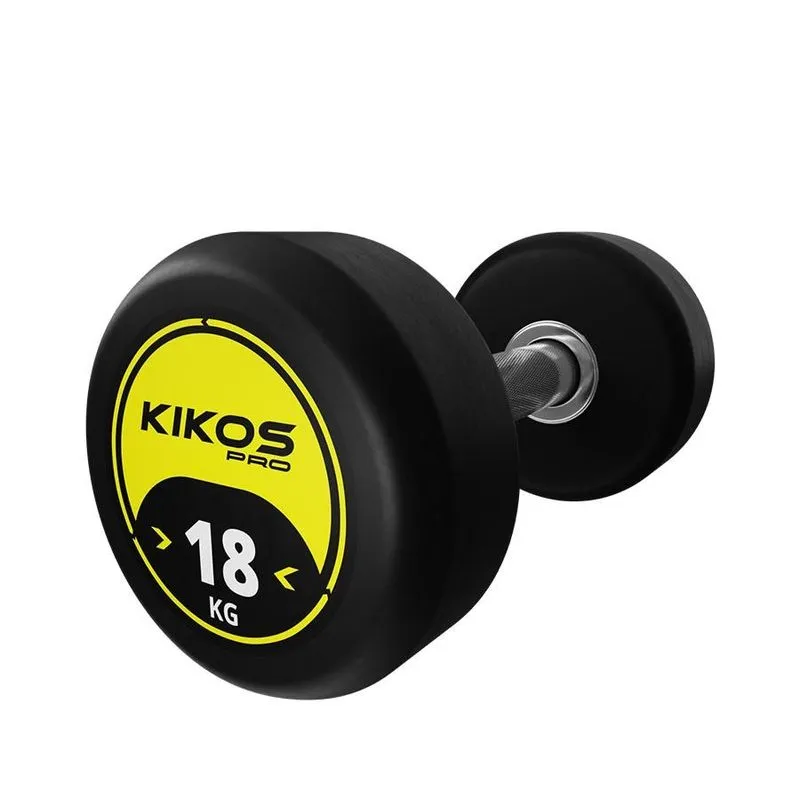 Dumbbell Rubber Kikos Pro 18kg