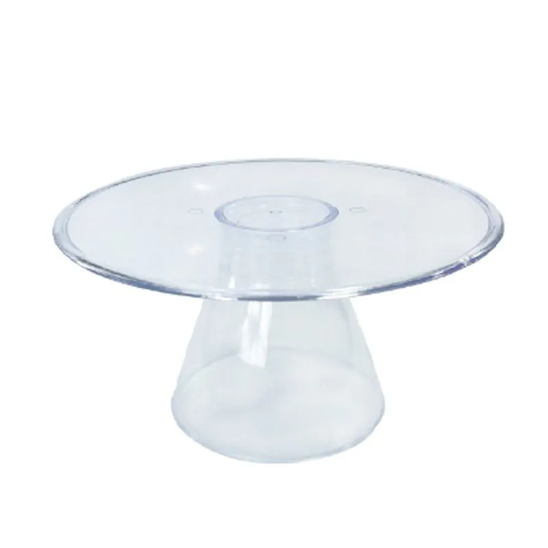 Boleira Cake Lisa Transparente 22CM MCL018 TASIL