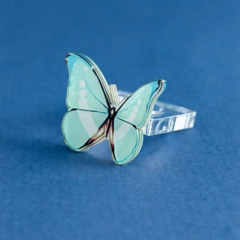 Porta Guardanapo Borboleta - Acrílico Cortado A Laser - Doce Jardim