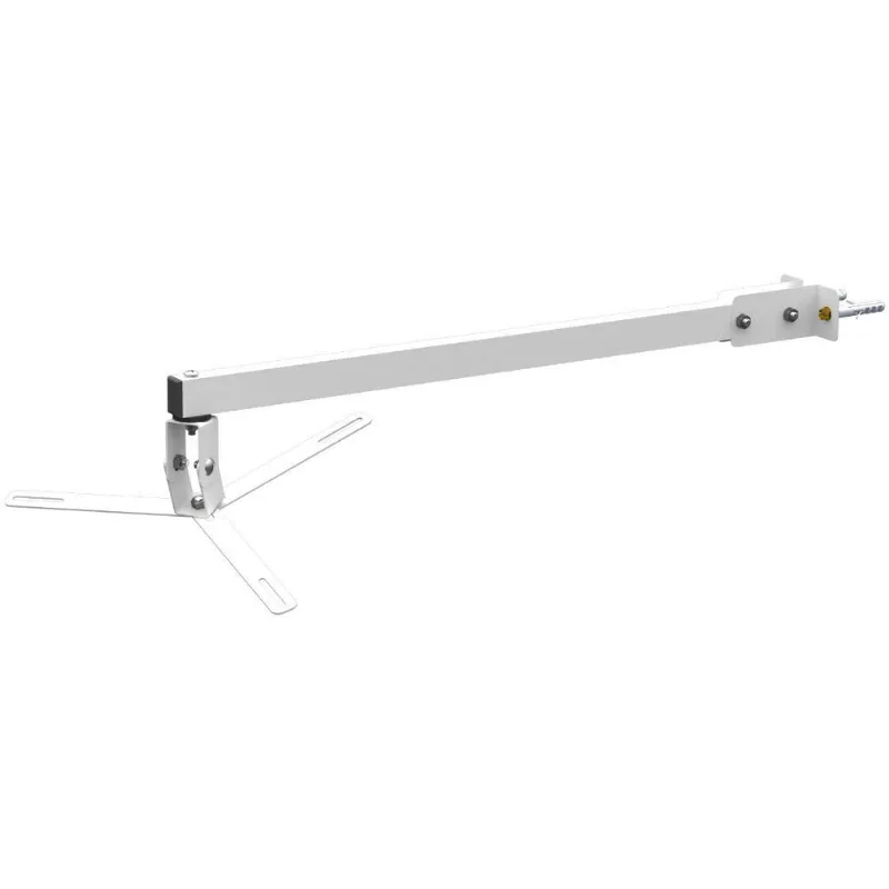 Suporte Projetor Datashow Mini Led Parede Braço 60 Cm - Branco