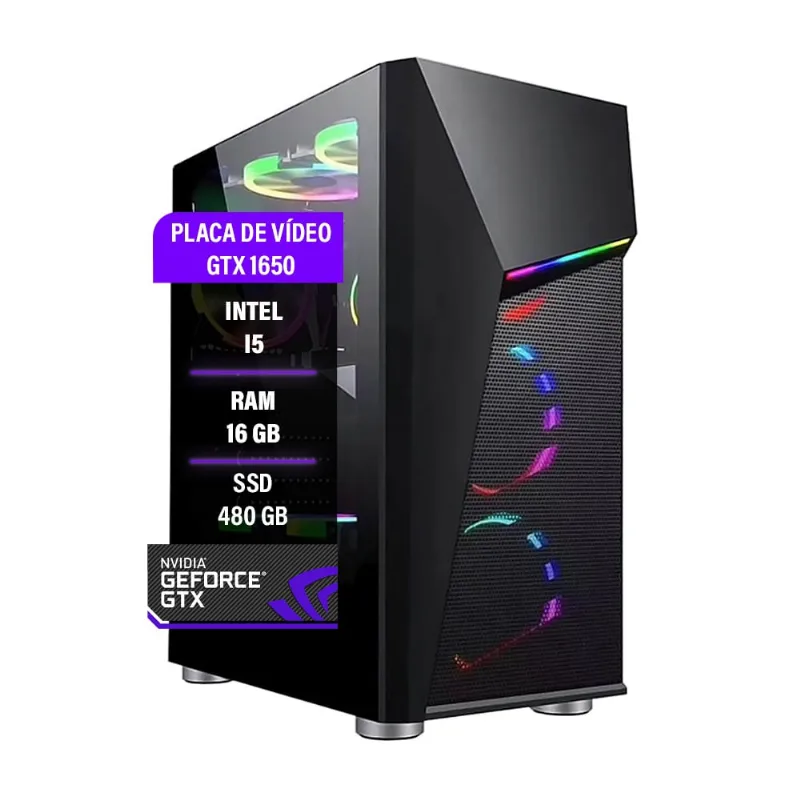 Pc Gamer I5 9400 16Gb DDR4 gtx 1650 ssd 480GB