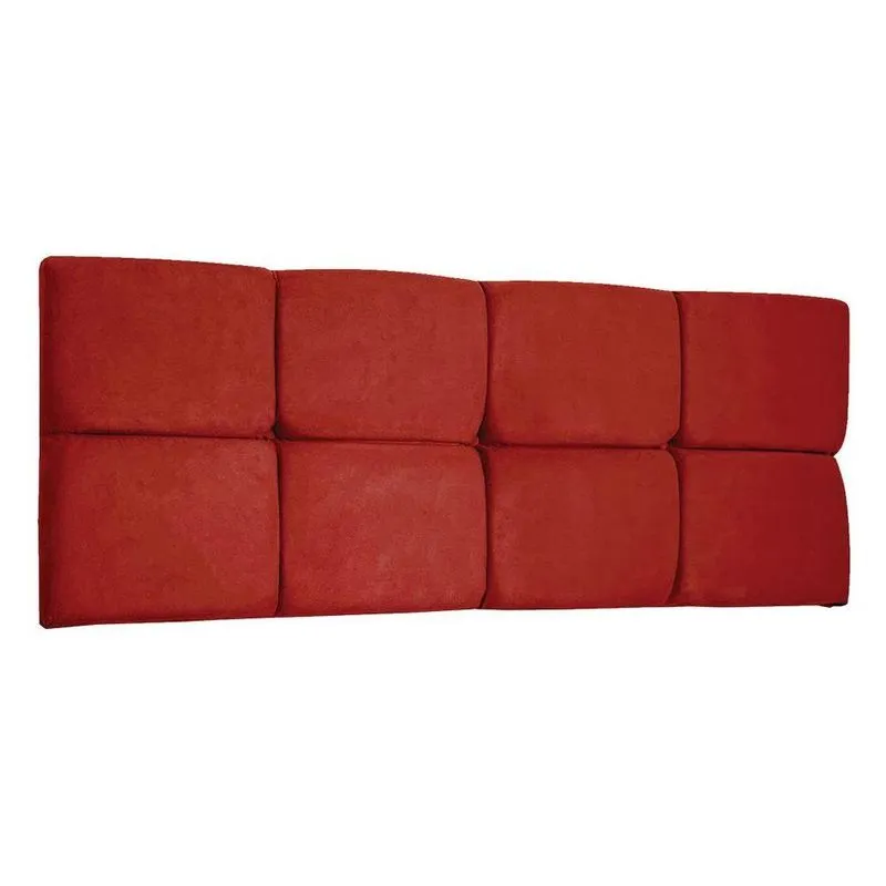 Cabeceira Painel Queen 1,60m Nina Suede - Pallazio Cor Vermelho