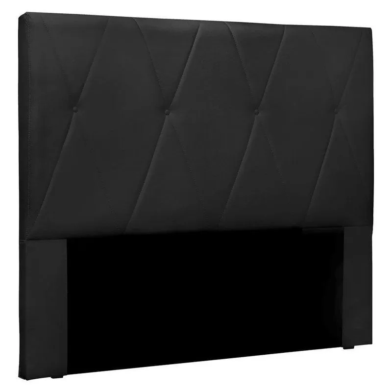 Cabeceira Solteiro 0,90m Aquilla Veludo - Pallazio Preto