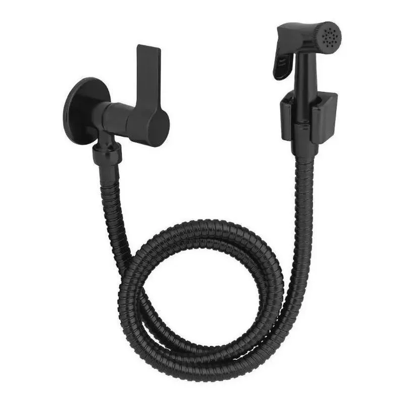 Ducha Higiênica Completa Preto Fosco Black Matte Sp C-70