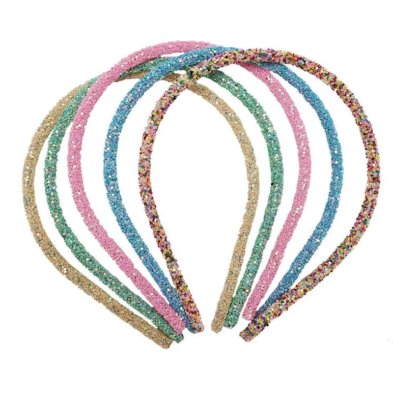 Kit 5 Tiaras Brilho Lepeka Candy Color