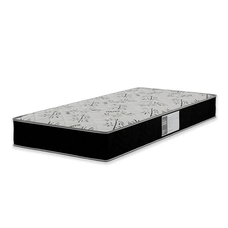 Colchão Solteiro D33 Preto 17x88x188cm - E-shop Casa