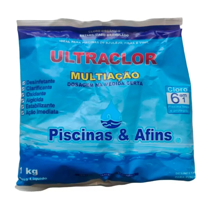 Cloro Ultraclor Multiação 6 Em 1 - 1kg