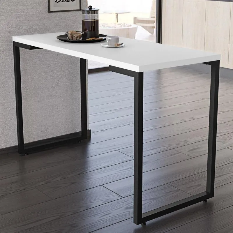 Mesa De Cozinha Multiuso Lanche Rápido Estilo 120x50cm