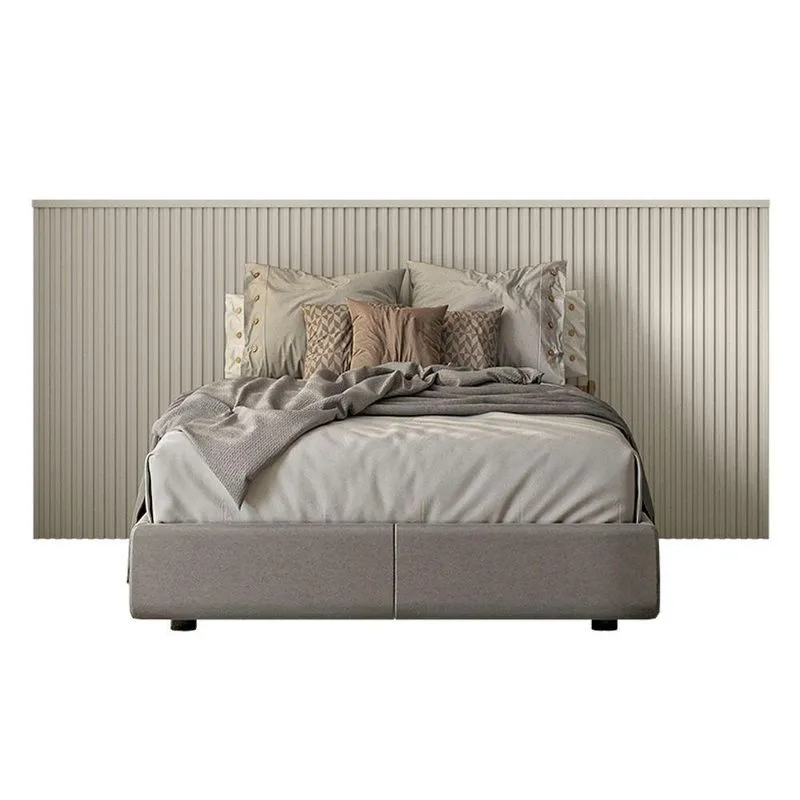 Cabeceira De Madeira Para Cama Box Casal E Queen 241cm