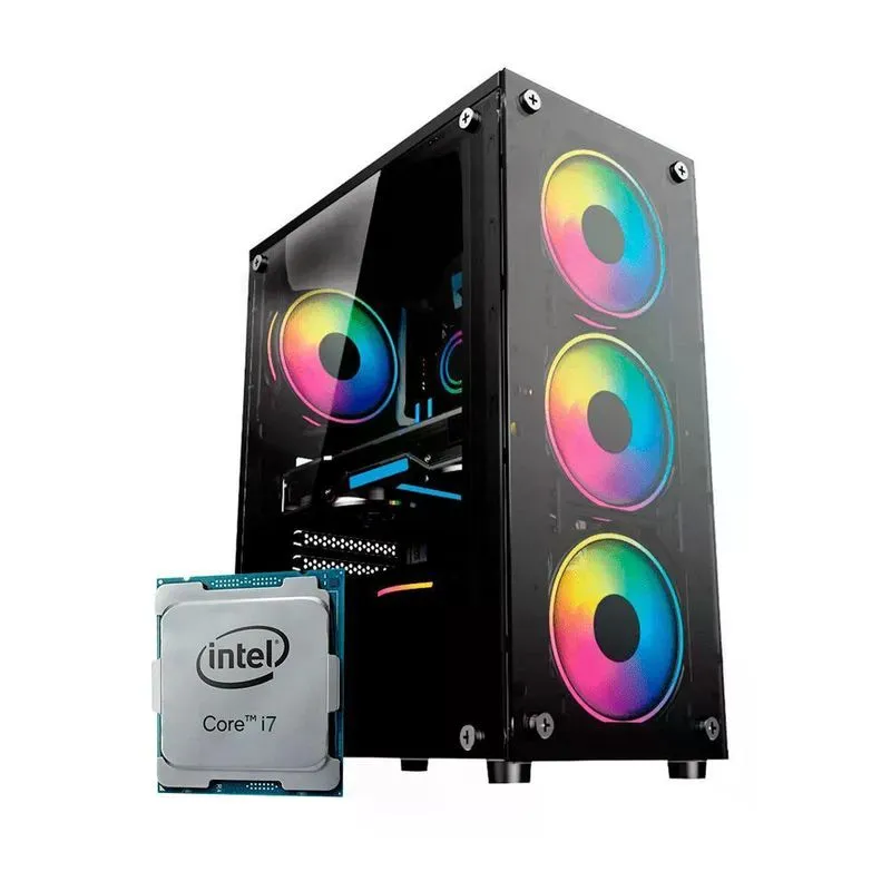 Computador Gamer Intel Core I7, Gtx 1050 Ti, 8gb, Ssd 240gb