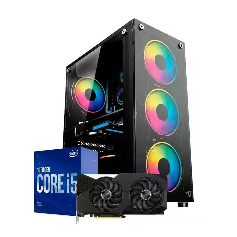 Pc Gamer Intel Core I5 10400f, Rtx 3050, 16gb Ram, Ssd 480gb