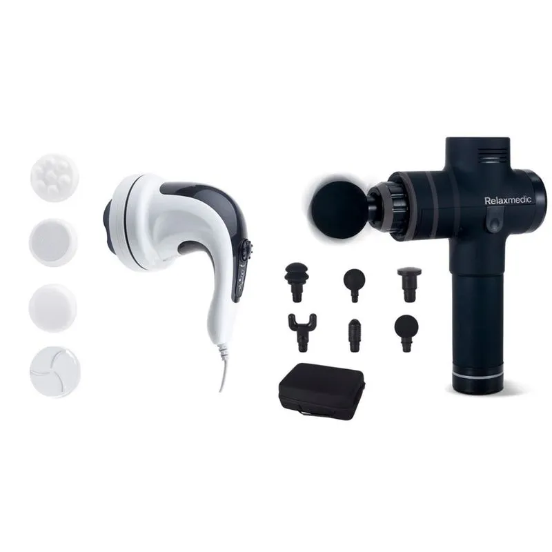 Kit Pistola Deep Therapy + Orbit Massage 220V Relaxmedic
