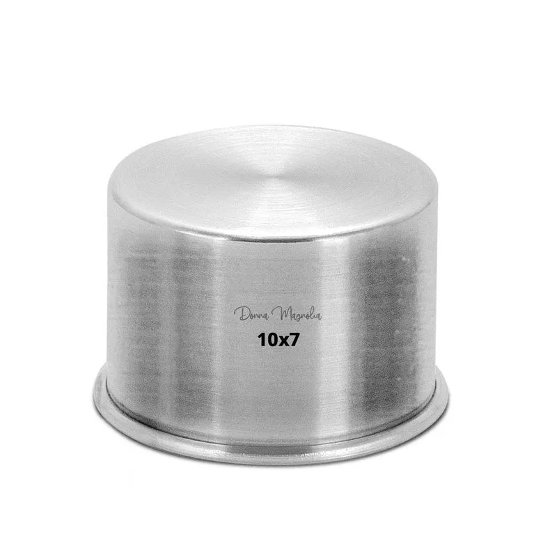 Uma Forma Assadeira Bolo Redonda 10 X 7 Alumínio H55