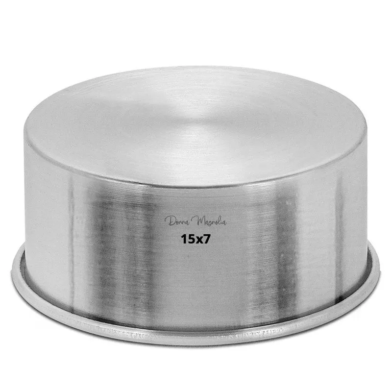 Uma Forma Assadeira Bolo Redonda 15 X 7 Alumínio H57