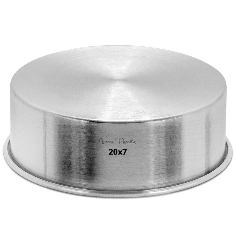 Uma Forma Assadeira Bolo Redonda 20 X 7 Alumínio H59