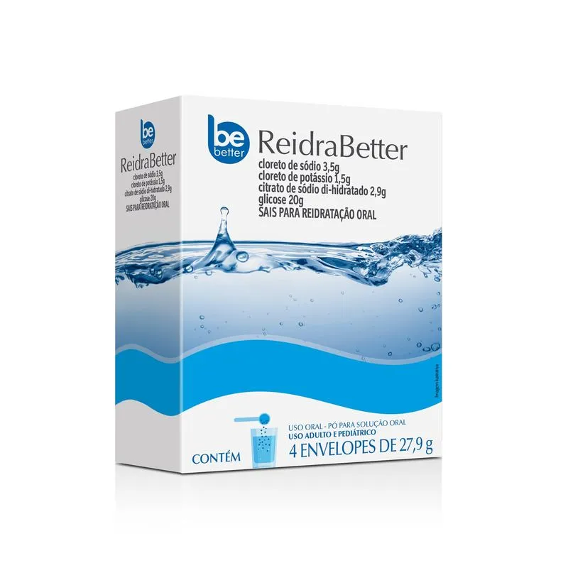 Reidratante Reidrabetter Sais De Coco 4 Envolopes