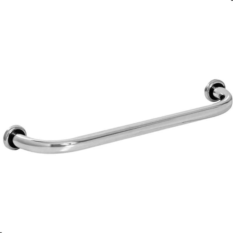 Barra De Apoio Cromada Para Idosos 90cm
