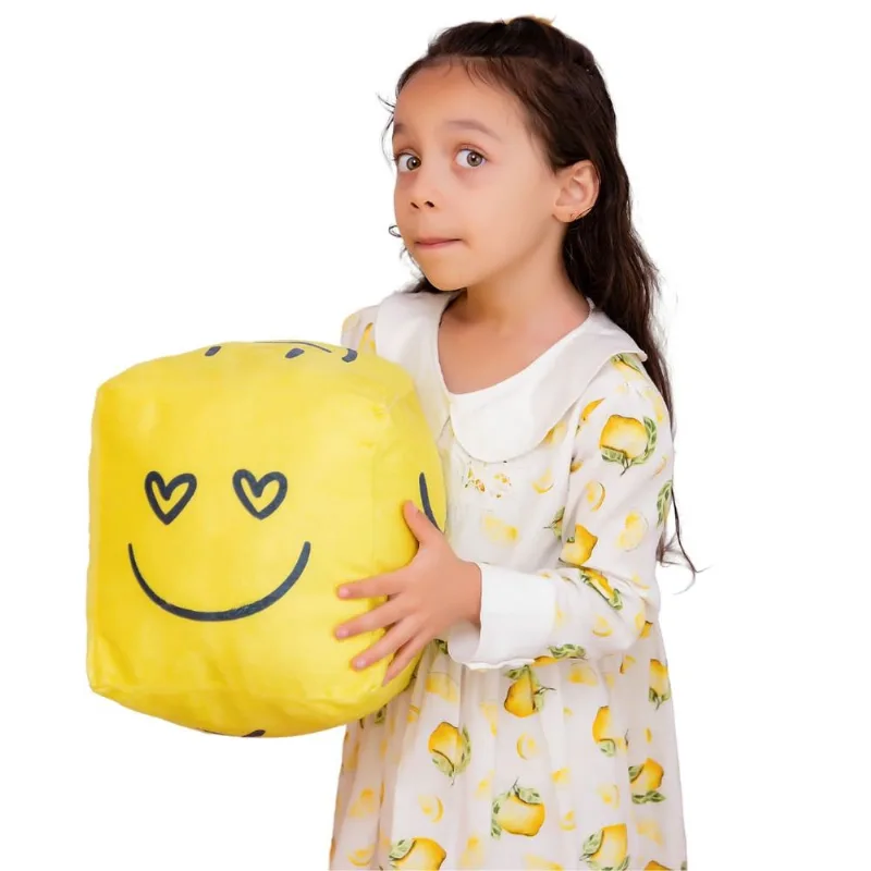 Almofada Decorativa Infantil Cubo 25 Cm Humor Do Dia