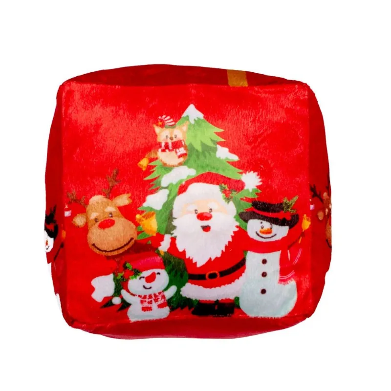 Almofada Decorativa Infantil Cubo 25 Cm Natal