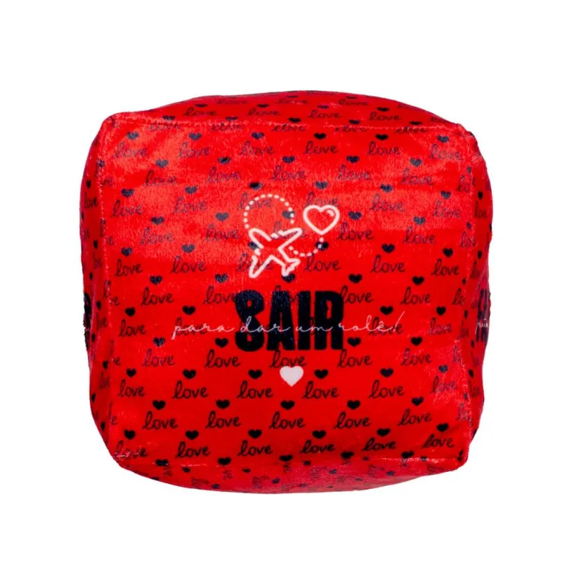 Almofada Decorativa Divertida Cubo 25 Cm Planos Pra Hoje