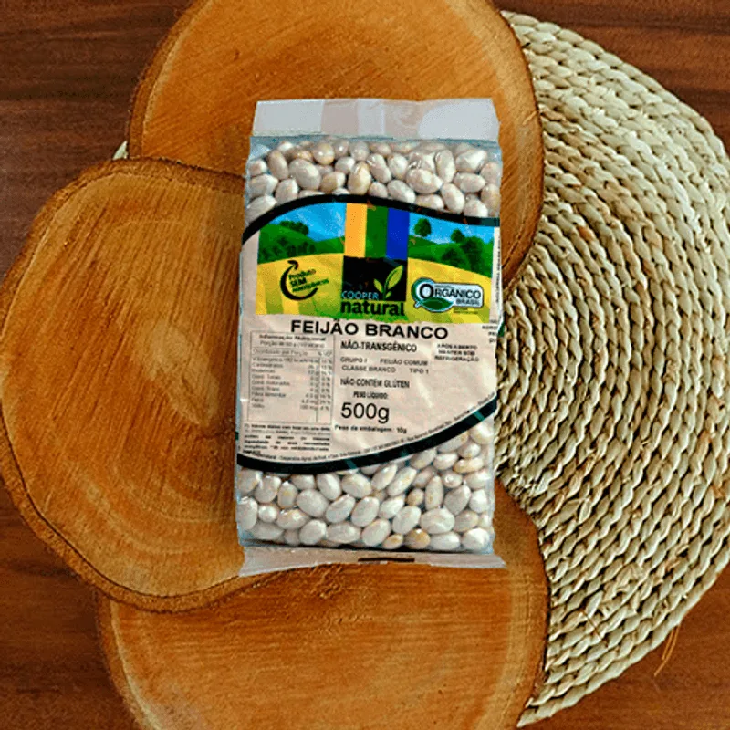 Feijão Branco Orgânico Coopernatural 500g