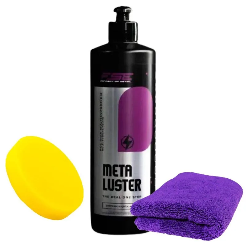 Kit Polidor 3 Em 1 Multisuperficie One Step Meta Luster Fse