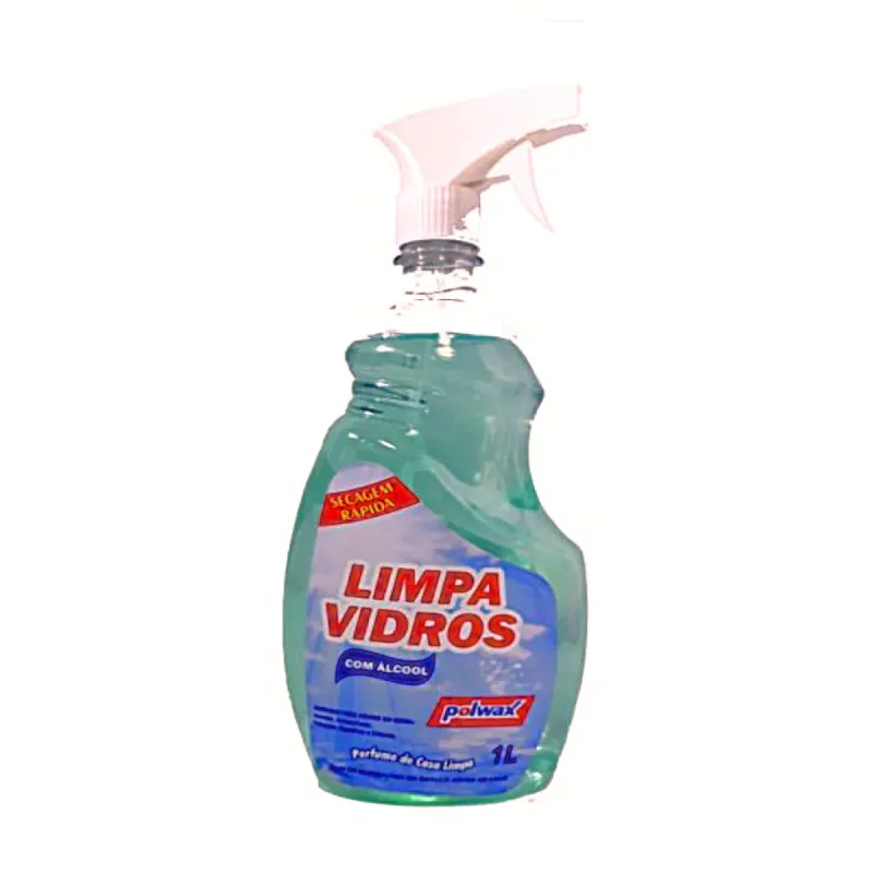 Limpa Vidros Polwax com Gatilho 1 litro Perfume Casa Limpa