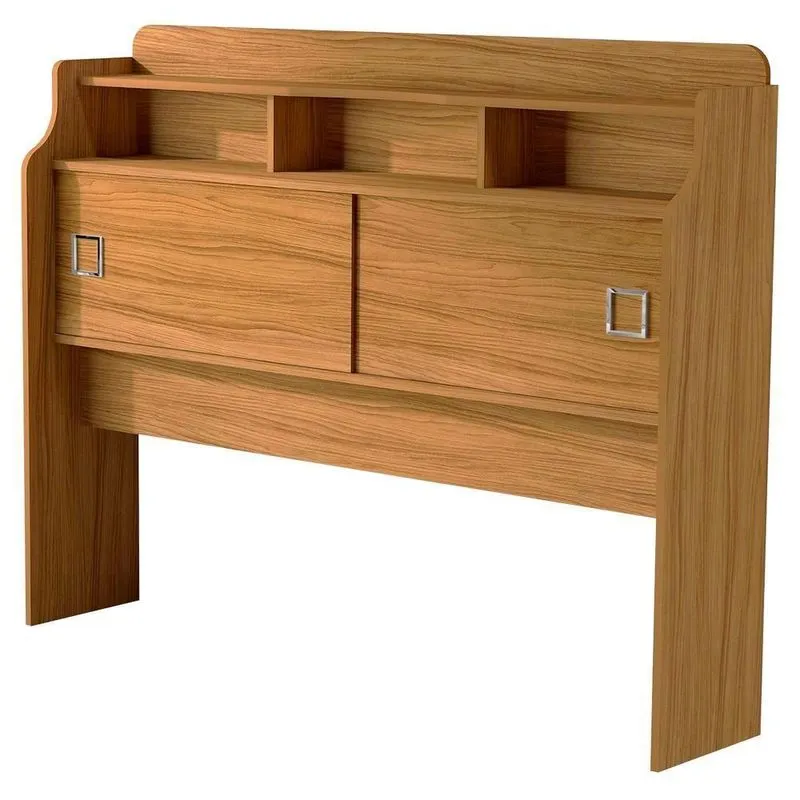 Cabeceira Queen Jessica Para Cama Com Fixação Na Parede Em Mdf Off White Milani Movelaria