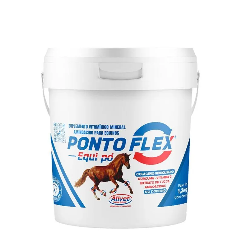 Suplemento Ponto Flex Equi Pó Para Equinos 1,2kg Alivet