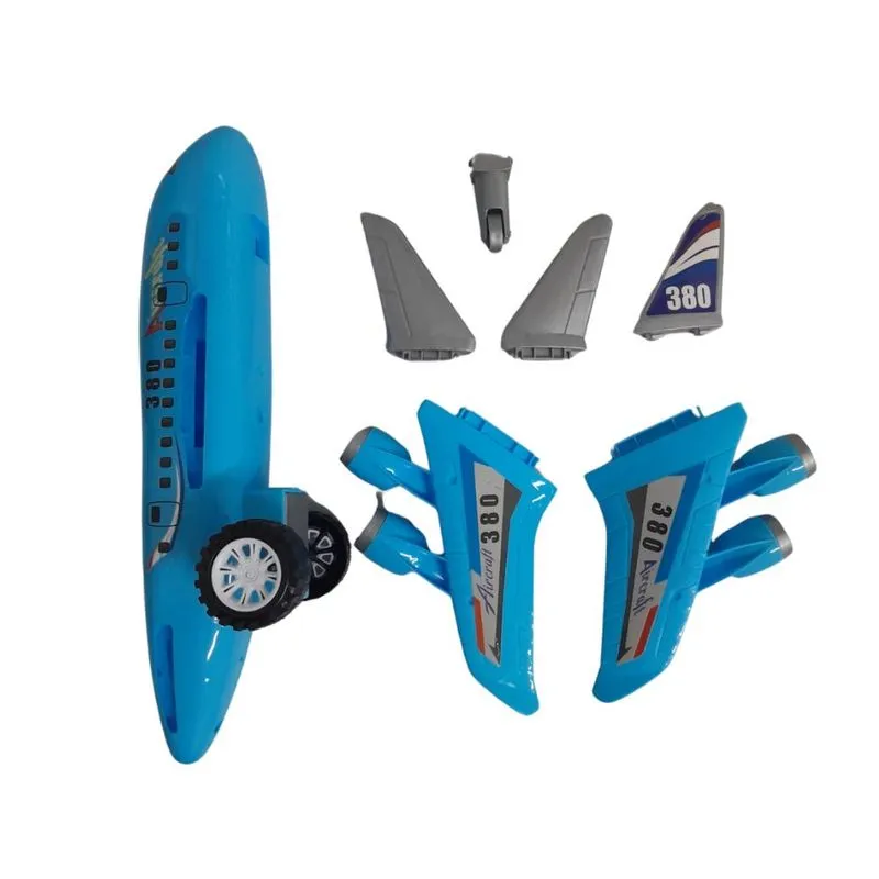 Avião De Plástico Montável A Fricção sortidos Jr Toys