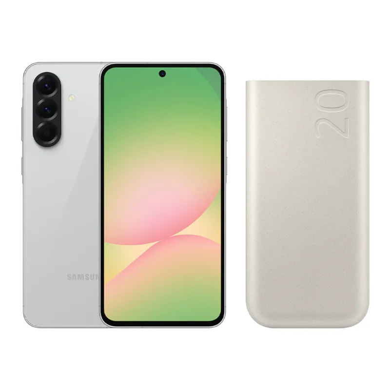 A56 5G (256GB) - Cinza + Bateria Portátil 20000 mAh Combo