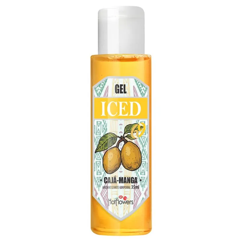 Iced Gel Aromatizado Corporal Caja Manga 35ml Hot Flowers