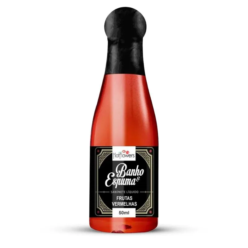 Banho e Espuma Sabonete Liquido 50ml Hot Flowers