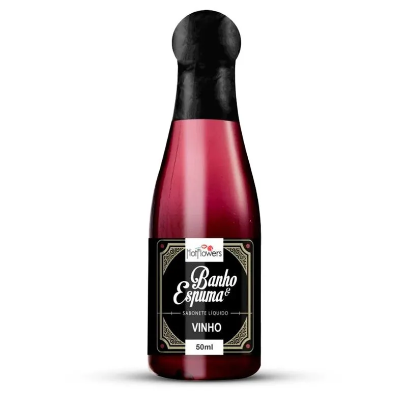 Banho e Espuma Sabonete Liquido 50ml Hot Flowers