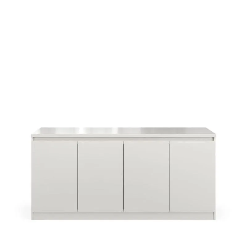 Buffet Truzzi 158 cm - Off White Gloss