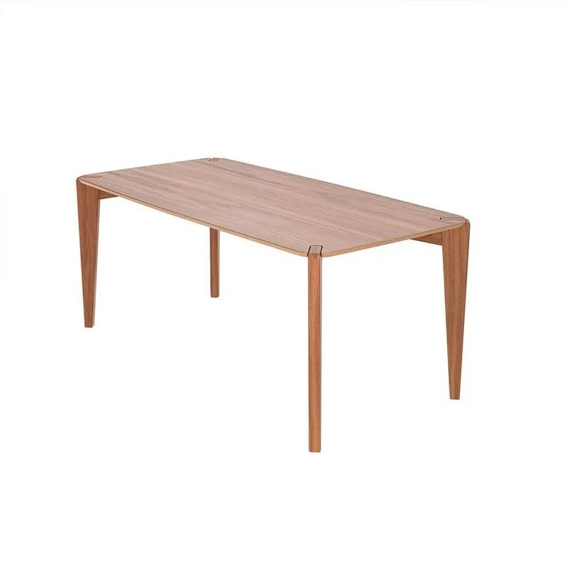 Mesa de Jantar Retangular com Tampo de MDF Canela Harmony Natural 184 cm
