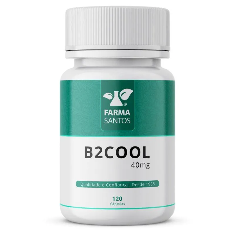 B2Cool 40mg 120 Cápsulas