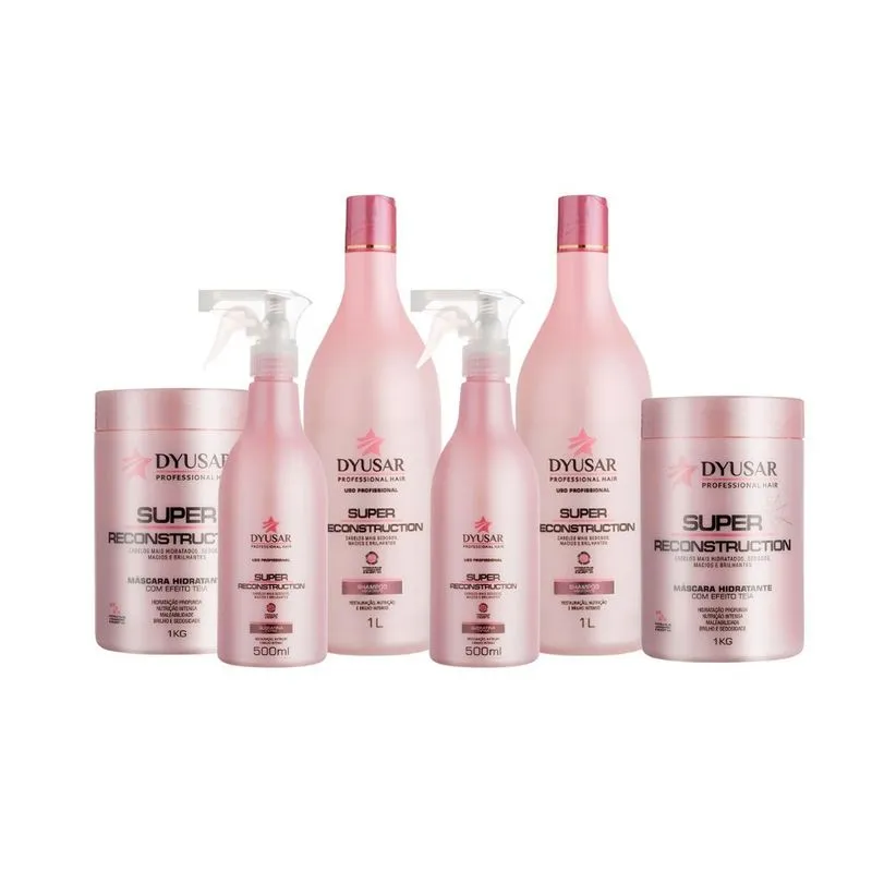 Kit Hidratante Dyusar: Shampoo + Máscara + Queratina
