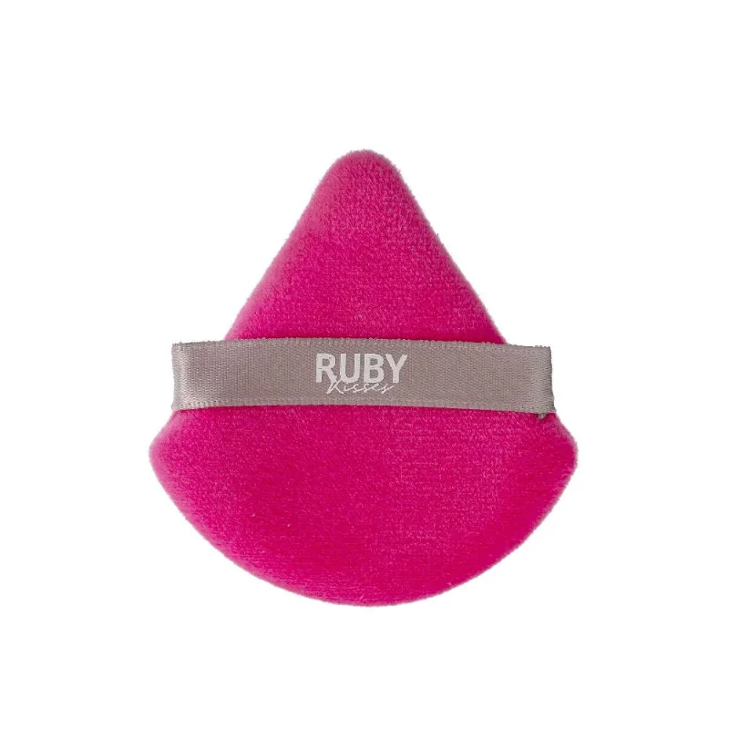 Esponja Puff para Pó Triangular - Ruby Kisses Rosa